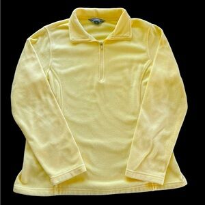 Women’s Lands End 1/4 Zip Fleece Size Medium